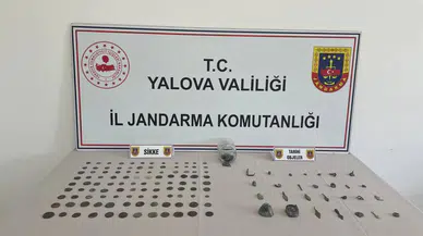 Yalova’da tarihi eser kaçakçılığı şüphelisine adli işlem başlatıldı