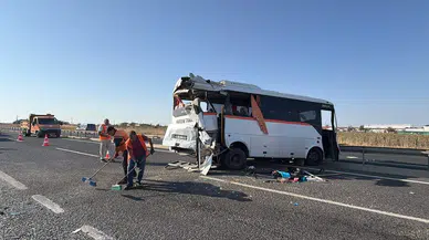 Ergene’deki zincirleme kazada yaralanan 29 kişi hastanelere sevk edildi