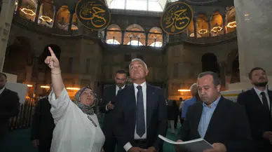 Ayasofya'da tarihi restorasyon: Kubbe dış yüzeyden güçlendirilecek, ibadet kesintisiz sürüyor