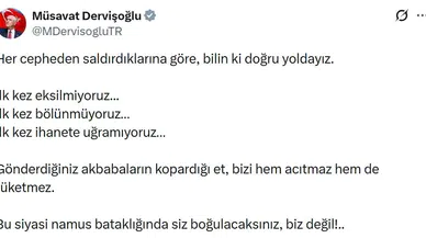 Dervişoğlu’ndan Karakaş’ın istifası sonrası sert mesaj