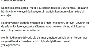 Göktaş’tan Edirne’deki taciz iddiası için hukuki süreç vurgusu