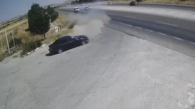 Konya’da 2 kişinin öldüğü kazanın görüntüleri ortaya çıktı