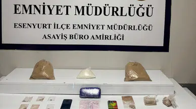 Esenyurt'ta uyuşturucu operasyonu: Zula evinde 7 kilo 470 gram madde ele geçirildi