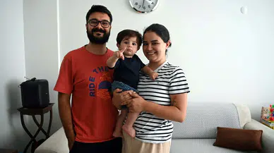 SMA hastası Teoman bebek tedavi sonrası Türkiye’ye döndü