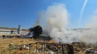 Kayseri OSB'de atık deposunda yangın paniği: 1 saatte kontrol altına alındı