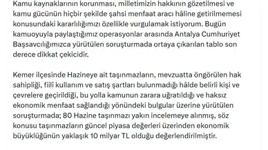 Antalya'da 10 milyarlık hazine taşınmazı skandalı: 27 şüpheli gözaltında