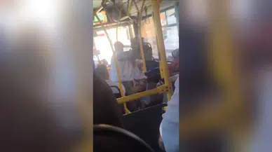 Malatya'da halk otobüsündeki kavga yolcular tarafından yatıştırıldı