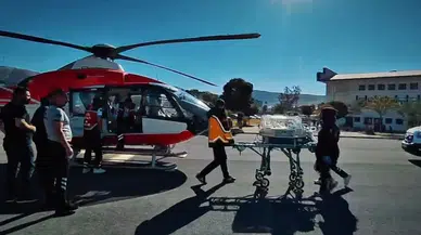 Minik Muhammed'in yaşam mücadelesi: Hava ambulansıyla kritik sevk