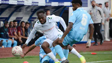 Erzurumspor FK evinde siftah yaptı: Konyaspor'a geçit yok