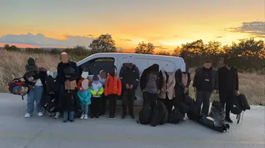 Edirne'de göçmen kaçakçılığı operasyonu: 15 kişi yakalandı