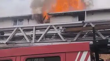 Sultanbeyli'de boş binada korkutan yangın: Bir kişi hastanelik oldu