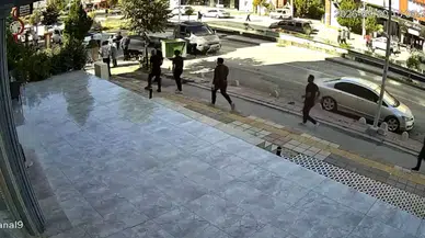 Malatya'da dehşet anları: Kontrolden çıkan araç kuryeyi biçti