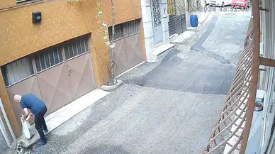 Bursa'da vicdansızlık kamerada: Sokak hayvanlarının mama kaplarını çöpe attılar