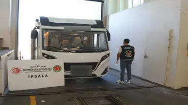 İpsala'da karavan operasyonu: Yüzlerce kilo uyuşturucu yakalandı