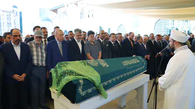 Cumhurbaşkanı Erdoğan'dan acılı aileye taziye: Fatma Zehra Önen son yolculuğuna uğurlandı