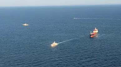 Silivri açıklarında batan yük gemisi için seferberlik: 800 metre derinlikte arama