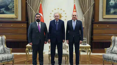 Külliye'de kritik Irak mesaisi: Erdoğan, Halbusi ile bir araya geldi