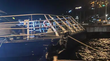 Mudanya'da korku dolu anlar: İDO deniz otobüsü iskeleye bindirdi