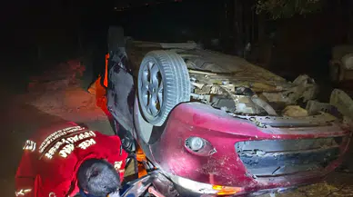 Keşan'da akşam saatlerinde korkutan kaza: 4 genç yaralandı