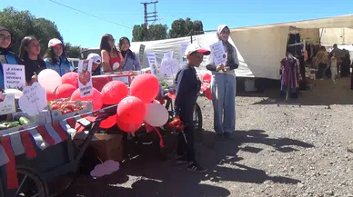 Erzurumlu çocuklar topraktan tezgaha uzanan iklim yolculuğunda