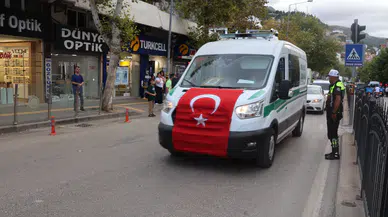 Görev başında şehit düşen polis memuruna Amasya'da vefalı veda