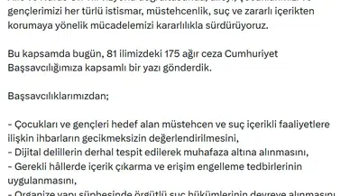 Adalet Bakanlığı'ndan dijital dünyada çocukları koruma seferberliği: 81 ile talimat gitti