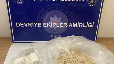 Ticari taksiyi uyuşturucu sevkiyatına çevirdiler: İki gözaltı