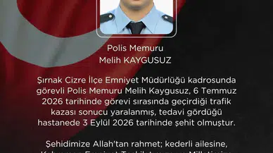 Şırnak'tan acı haber: Görev başında yaralanan polis memuru hayatını kaybetti