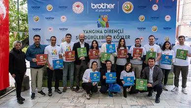 Brother Türkiye, " Yangına Dirençli Sürdürülebilir Köyler" için Orman Bakanlığı iş birliğiyle bal ormanları kuruyor