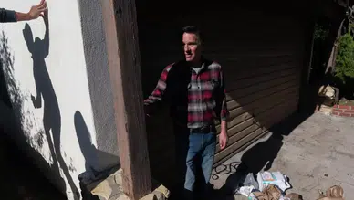 Ev sahibinin bahçesindeki gizemli hasarın sebebi şaşkına çevirdi