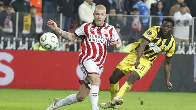 Samsunspor Konferans Ligi'nde AEK’ye 2-1 yenildi