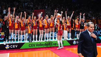 Galatasaray Daikin tarih yazdı: CEV Kupası şampiyonu oldu