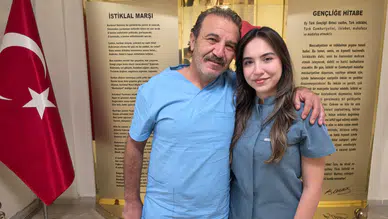 Kozan'da duygulandıran tesadüf: Doğduğu hastaneye meslektaşı olarak döndü