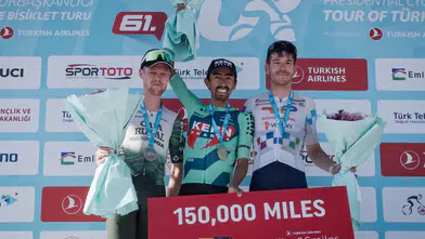 61. Cumhurbaşkanlığı Türkiye Bisiklet Turu’nda 3. etabın kazananı Ivan Ramiro Sosa oldu