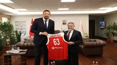 Hazine ve Maliye Bakanı Nebati’ye TBF Başkanı Türkoğlu’ndan ziyaret