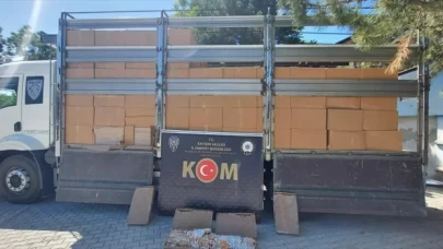 Kayseri’de 3,5 milyon makaron ele geçirildi