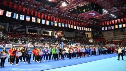 57. Avrupa Büyükler Karate Şampiyonası’nın açılış seremonisi yapıldı