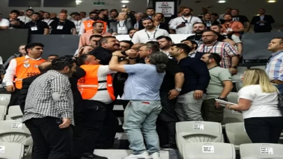 Beşiktaş olağan idari ve mali genel kurulunda gerginlik