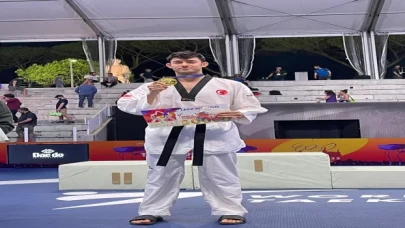 Tekvandoda altın sevinci 