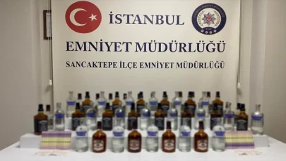Sancaktepe’de sahte içki operasyonunda 3 kişi yakalandı