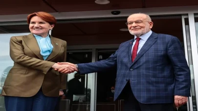 İYİ Parti Genel Başkanı Akşener, Saadet Partisi Genel Başkanı Karamollaoğlu’nu ziyaret etti