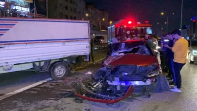 Pendik’teki trafik kazasında 4 kişi yaralandı