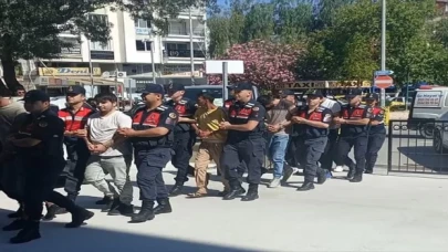 Aydın’da suç örgütüne yönelik operasyonda 9 kişi tutuklandı