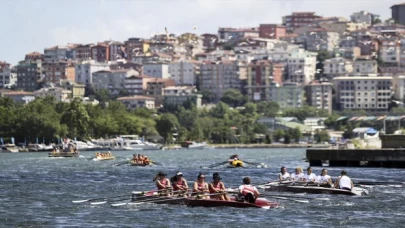 Haliç, uluslararası kürek yarışlarına ev sahipliği yaptı