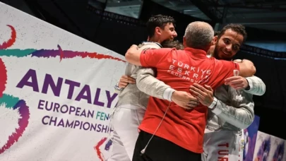 Erkek Kılıç Milli Takımı, Avrupa üçüncüsü oldu