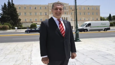 TDP Genel Başkanı Sarıgül, Atina’da gazetecilere açıklamalarda bulundu