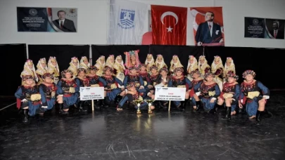 Bodrum’da Türkiye Halkoyunları Federasyonu Grup Yarışması yapıldı