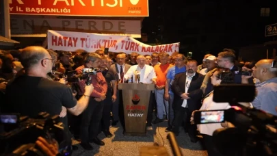 Zafer Partisi Genel Başkanı Özdağ, Hatay’da konuştu: