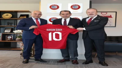 Galatasaray Başkanı Özbek’ten TFF Başkanı Büyükekşi’ye ziyaret