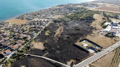 Silivri’de 5 farklı alanda çıkan yangın söndürüldü